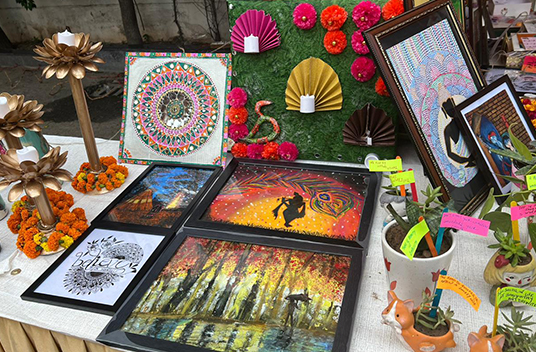 Art Work Stall at Diwali 2022