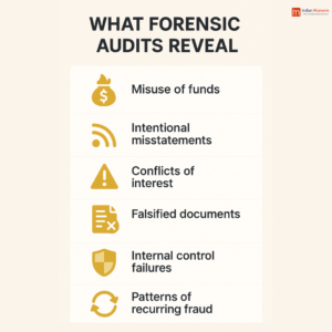What forensic auditing reveals